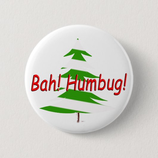 Badge Rond 5 Cm Bah ! Humbug ! (Devant)