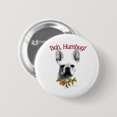 Badge Rond 5 Cm Bah Humbug - Bouton (Devant & derrière)