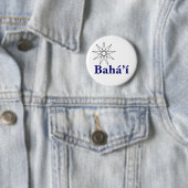Badge Rond 5 Cm Baha'i Star2 (En situation)