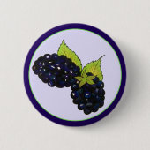 Badge Rond 5 Cm Baies-mûres d'été Blackberry Berry Berries (Devant)