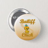 Badge Rond 5 Cm Bailiff Chick (Devant & derrière)