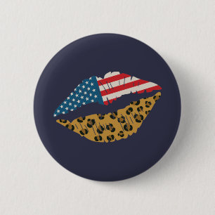 Badge Rond 5 Cm baiser américain