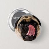 BADGE ROND 5 CM BAISER DE CARLIN (Devant & derrière)