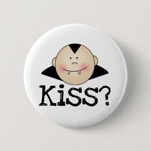 Badge Rond 5 Cm Baiser de Dracula