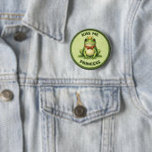 Badge Rond 5 Cm Baiser de grenouille (En situation)