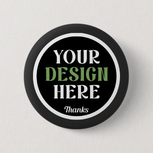 Badge Rond 5 Cm baiser personnalisé, unique, élégant et minimalist