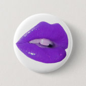 Badge Rond 5 Cm Baiser toxique pourpre (Devant)