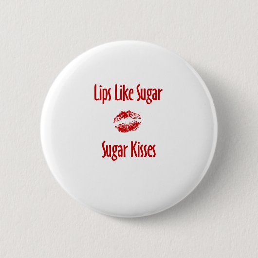 Badge Rond 5 Cm Baisers de sucre (Devant)