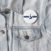 Badge Rond 5 Cm Baiter principal (En situation)