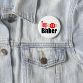 Badge Rond 5 Cm Baker supérieur (En situation)