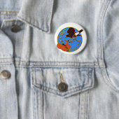 Badge Rond 5 Cm Bakersfield 2011 (En situation)