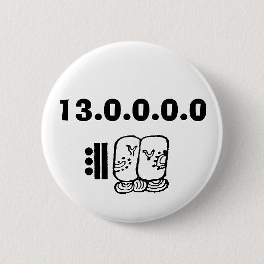 Badge Rond 5 Cm baktun, 13.0.0.0 .0 (Devant)