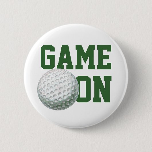 Badge Rond 5 Cm Bal de golf (Devant)