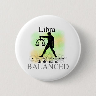 Badge Rond 5 Cm Balance au sujet de vous