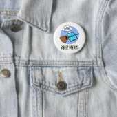 Badge Rond 5 Cm Balayage Dreams Funny Broom Pun (En situation)