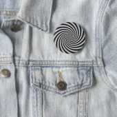 Badge Rond 5 Cm Balayage psychédélique (En situation)