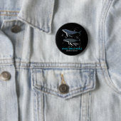 Badge Rond 5 Cm Baleine À Baleine Qu'avons-nous ici (En situation)