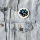 Badge Rond 5 Cm Baleines et dauphins (En situation)