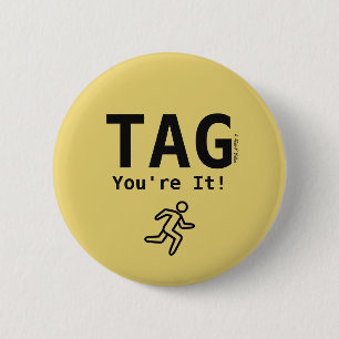 Badge Rond 5 Cm BALISE (Vous êtes ça) - Bouton MisterP