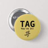 Badge Rond 5 Cm BALISE (Vous êtes ça) - Bouton MisterP (Devant & derrière)