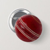 BADGE ROND 5 CM BALLE DE CRICKET (Devant & derrière)