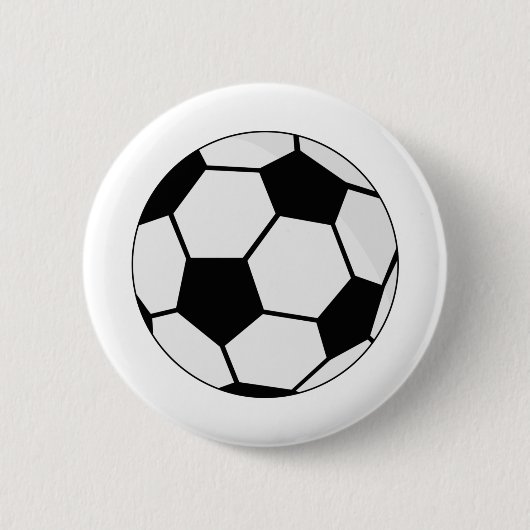 Badge Rond 5 Cm Balle de football (Devant)