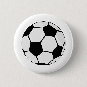 Badge Rond 5 Cm Balle de football
