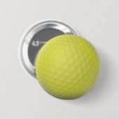 Badge Rond 5 Cm Balle de golf verte (Devant & derrière)