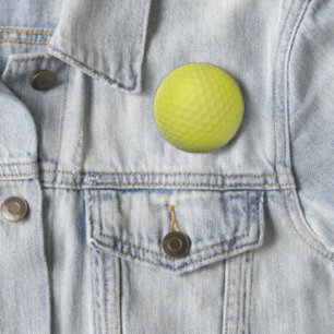 Badge Rond 5 Cm Balle de golf verte