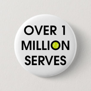 Badge Rond 5 Cm Balle de tennis