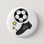 Badge Rond 5 Cm Balle et chaussures (Devant)