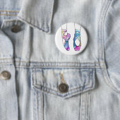Badge Rond 5 Cm Ballerina Cute Ballet (En situation)