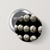 Badge Rond 5 Cm Balles de baseball (Devant & derrière)