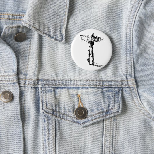 Badge Rond 5 Cm Ballet (En situation)