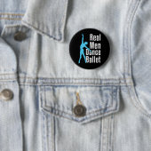 Badge Rond 5 Cm Ballet de danse des vrais hommes (En situation)