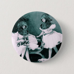 Badge Rond 5 Cm Ballet sous-marin
