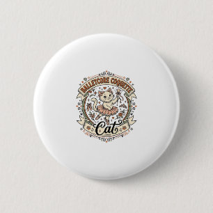 Badge Rond 5 Cm Balletcore Coquette Chat Balletcore Coquette Chat