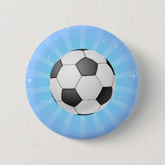 BADGE ROND 5 CM BALLON DE FOOT (Devant)