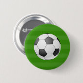 BADGE ROND 5 CM BALLON DE FOOT (Devant & derrière)