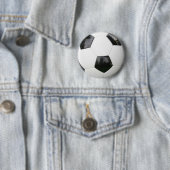 Badge Rond 5 Cm ballon de football (En situation)