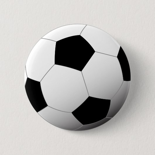 Badge Rond 5 Cm Ballon de football (Devant)