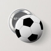 Badge Rond 5 Cm Ballon de football (Devant & derrière)