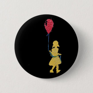 Badge Rond 5 Cm ballon rouge
