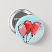 Badge Rond 5 Cm ballons gonflables (Devant & derrière)