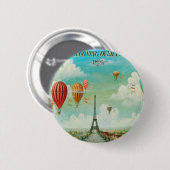 Badge Rond 5 Cm Balloquer Paris (Devant & derrière)