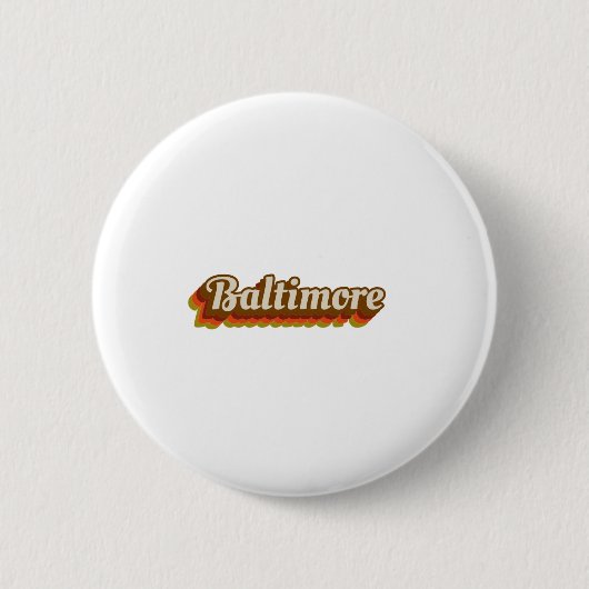 Badge Rond 5 Cm Baltimore vintage (Devant)