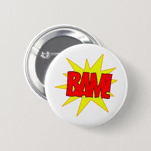 Badge Rond 5 Cm Bam ! (Devant & derrière)