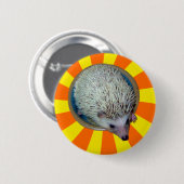 Badge Rond 5 Cm Bam ! Bouton de hérisson (Devant & derrière)