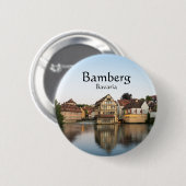 Badge Rond 5 Cm Bamberg Allemagne (Devant & derrière)