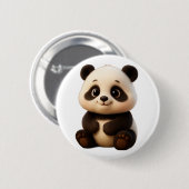 Badge Rond 5 Cm - "Bamboo Baby" – (Devant & derrière)